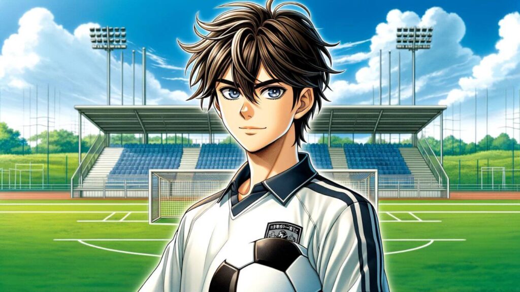 ESTJ男性　年齢:17才

職業: 高校3年生で、学校のサッカー部のキャプテン。

実績: 地区大会でチームを決勝まで導き、MVPを獲得。

環境: 学業とスポーツの両立に励む厳格な家庭環境。教師や親からの期待が高い。

性格: 責任感が強く、目標達成に向けて計画的。時に頑固で、ルールや秩序を重んじる。

社交性: チームメイトとは良好な関係を築いているが、指導的立場から厳しい一面も。友人とは競争心を持って接することも。

異性との関わり: 真剣な恋愛には消極的だが、尊敬と信頼を基にした関係を好む。

人間関係: 教師や親には尊敬され、同級生からはリーダーシップを評価されている。時に孤立しがちだが、信頼できる友人は少ないが確かな絆で結ばれている。

趣味: サッカーの他に、戦略的なビデオゲームやチェスに興じる。