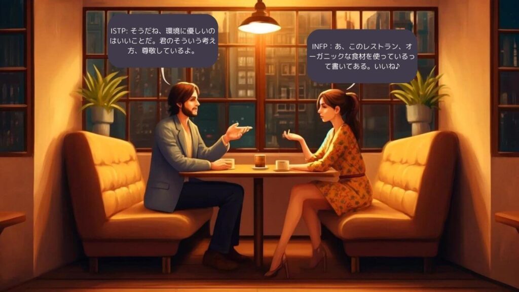 ISTPとINFPの関係の特徴
