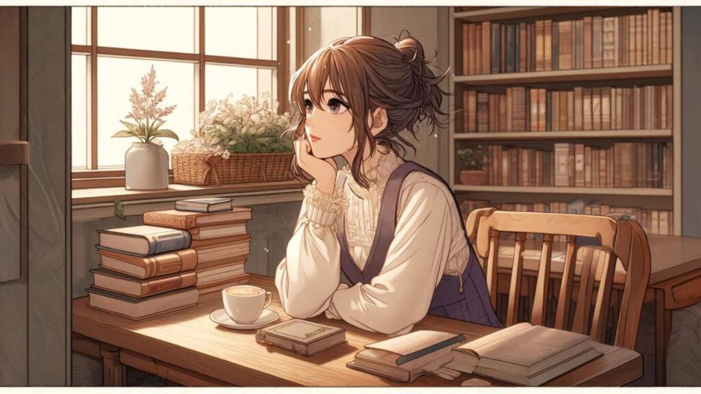INFPの女性物思いにふける