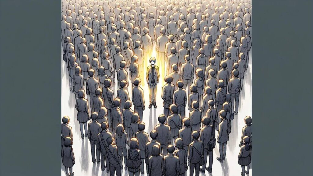 日本人の中のINFJ：不思議ちゃんの割合