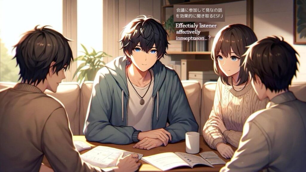 ESFJの聞き手としての役割